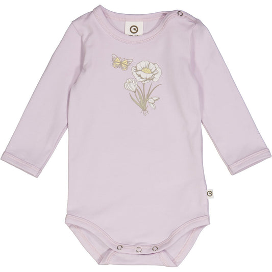 Müsli by green cotton Langarm-Body – Crocus und weitere Baby Body bei kippie.shop